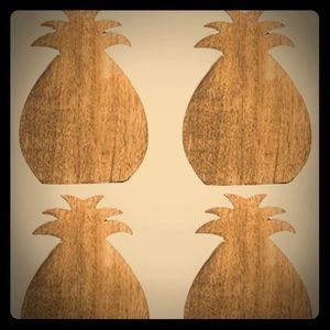 Coasters 🍍 wooden pineapple 🍍